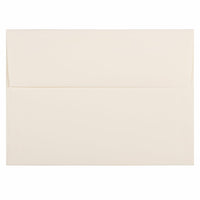 JAM Paper Enveloppes livret Strathmore avec fermeture gommée, fini toilé, 5 1/4 x 7 1/4 po, blanc naturel, 1000/pqt-Blanc naturel