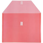 JAM Paper Enveloppes plastiques avec fermeture VELCRO, livret lettre, 9,75 x 13 po, poly rouge, 12/paquet-Enveloppes rouges