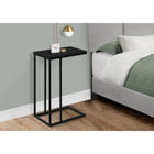 Monarch Specialties - 3761 Table D'Appoint - 25 po H/Noir/Metal Noir-Assemblage requis: des instructions illustrees et tout le materiel sont fournis pour plus de commodite (des outils supplementaires peuvent être necessaires)