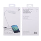 Basic Tech Lampe à DEL à charge sans fil certifié Qi 10W - Blanc-3 degrés de luminosité