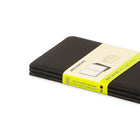 Moleskine – Cahier journal, page blanche, avec poche, couverture souple, noir, 3,5 po x 5,5 po-Papier sans acide, couleur ivoire