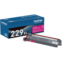 Brother - Genuine TN229XLM Cartouche de toner à haut rendement - Magenta-Le toner produit des impressions de qualité laser haut de gamme dans des tons riches et nets et des couleurs vives qui ne s'effaceront pas et ne tacheront pas