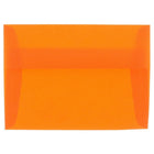 JAM Paper Enveloppes translucides A1, orange, 250/paquet-Enveloppes en papier translucide orange