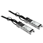 StarTech Câble SFP+ 10 à raccordement direct Twinax passif Ethernet Gigabit (10 GbE), compatible Cisco, 2m-Alternative économique aux modules à fibre optique
