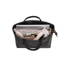 Bugatti-  Saffiano Sac fourre- tout professionnel - 11 x 16 x 6 po - noir-Organisateur et pochettes à glissière à l'intérieur