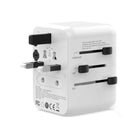 Powerology - PD 20W Adaptateur universel de voyage avec 2 USB-A ET 1 USB-C-Design Compact