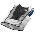 TechNiche HYPERKEWLMC — Veste ultra à refroidissement par évaporation d’eau, bleu, grand-Chandail à ventilation à mailles, encolure dégagée et fermeture éclair latérale