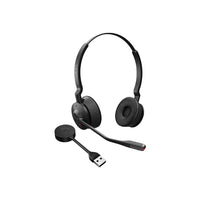 Jabra Engage 55 USB-A UC Stereo avec support de charge casque sans fil - Noir-Type de casque: casque sans fil