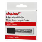Staples - Mines de rechange pour portemine - 0,5 mm - HB - 144 mines-Pour la plupart des portemines 0,5 mm