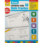 Evan-Moor – Livre d’activités « Daily Math Practice », 1re année (EMC750)-Convient aux enfants de 6 à 8 ans et en 1re année