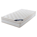 Brassex – Matelas double à surface Euro, 10,5 po, avec ressorts ensachés-Surface Euro