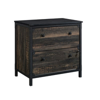 Sauder - La Collection Foundry Road Classeur lateral - Finition Carbon Oak-Classeur lateral