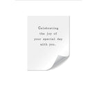 Aline Greetings – Carte d'anniversaire générale, machine à écrire, happy birthday, paq./18-5,375 po x 7,75 po plié