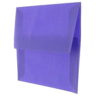 JAM Paper Enveloppes translucides A2, bleu primaire, 50/paquet-Intérieur vierge où écrire un mot personnalisé