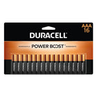 Duracell - Coppertop Piles Alcalines AAA  - paquet de 16-CONÇUES AVEC DES INGRÉDIENTS POWER BOOSTMC : les piles alcalines AAA Duracell Coppertop offrent à vos appareils une performance longue durée