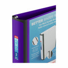 Staples – Reliure Better Binder, 2 po, mauve-Pochette verticale intérieure non collante pour garder les feuilles en place