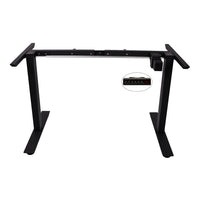 AnthroDesk - Bureau assis/debout electrique - Base Noire-Bureau debout à moteur unique avec boutons programmables
