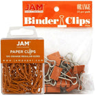 JAM Paper – Ensemble de fournitures de bureau, trombones et pince-notes, orange (218334or)-Trombones et pince-notes