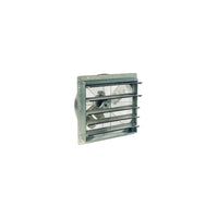 Airmaster - Ventilateur d'evacuation à volet à 3 vitesses à entraînement direct de 16 po-Moteur de 115 V, 3-vitesses, monophase, moteur sous carter avec interrupteur à tirage