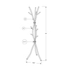 Monarch Specialties - 2061 Patere - Metal Martele Argent-Assemblage requis: des instructions illustrées et tout le matériel sont fournis pour plus de commodité (des outils supplémentaires peuvent être nécessaires)