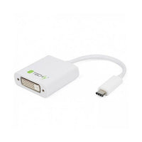 Techly – Câble convertisseur USB 3.1 vers DVI F, (IADAP USB31-DVI)-Entrée câble USB 3.1 de type C standard et sortie DVI