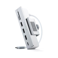 Satechi Hub USB-C à pince pour iMac 24 pouces - Argent-USB-C