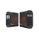 ASUS - ROG Rapture GT6 Système Wi-Fi maillé de jeu Wi-Fi 6 tri-bande - Noir - Paquet de 2-Une « antenne intelligente » supplémentaire est incluse pour détecter le meilleur signal, en fonction de l'emplacement et de la direction