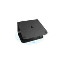 Rain Design - mStand360 Support pour Ordinateur Portable avec/Base Pivotante - Noir-Aluminium - Noir