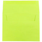 JAM Paper Enveloppes à fermeture gommée Brite Hue, format livret, 4 3/4 x 6 1/2 po, vert lime éclatant, paq./100-Taille : A6 (4 3/4 x 6 1/2 po)