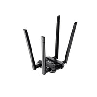 TRENDnet – Adaptateur USB sans fil double bande à forte puissance AC1900 TEW-809UB-Obtenez des vitesses WiFI AC de jusqu'à 1300 Mb/s via la bande 5 GHz ou 600 Mb/s via la bande 2,4 GHz