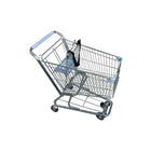 Eddie's - Petit chariot 60L - Chrome - 2 par paquet-Caddie
