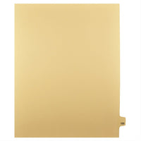 Markmaker - Intercalaires imprimes Legal, Chamois, 1/25th coupe, format lettre, sans trous, 25 tabs/PQT, 5 PQT/Boite, Numero 123-Intercalaires imprimes Legal
