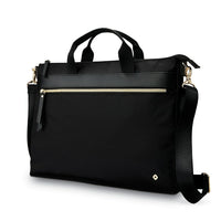 Samsonite Mobile Solution Mallette Mince Convertible 14.1", Noir-Noir, Tissu en nylon enduit résistant à l'eau