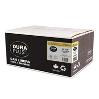 DuraPlus - Sacs à ordures - LLDPE - 26 po x 36 po - Régulier - Noir - Paquet de 250 -Résistance : Régulier