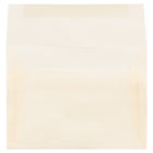 JAM Paper Enveloppes translucides A6, ocre printanier, 250/paquet-Intérieur vierge où écrire un mot personnalisé