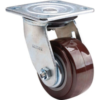 Kleton - Roulette, Pivotant, 4po (101,6 Mm), Polyuréthane, , paquet de 5-Dia. des trous de boulon 3/8po (9,52 mm)