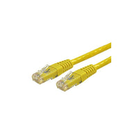 StarTech – Câble de raccordement Cat 6 Utp moulé, 6 pi, jaune-Moulé