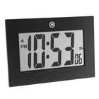 Marathon - Grande horloge numérique, chiffres de 3,25 po, noir (CL030064BK)-L’écran à gros chiffres et à contraste élevé offre une lisibilité maximale de partout dans la pièce