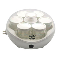 Koolatron – Yaourtière avec 7 pots (150 ml)-Conception moderne avec une allure ondulée