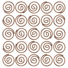 JAM PAPER - Trombones Circulaires Colores, Or Rose, 2 Paquets de 50-Taille : 1 pouce (diametre)