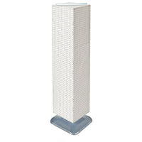 Azar Displays – Présentoir à panneaux perforés emboîtables, 14 x 14 x 60 po, blanc (701464-WHT)-Fonctionne très bien avec la gamme de crochets et accessoires d’Azar Displays