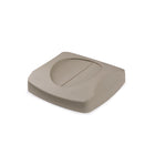 Rubbermaid - Rubbermaid Untouchable Waste Receptacle Swing Top Lid - Beige-Couvercle à bascule