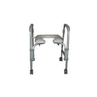 Drive Medical – Chaise d’aisance portative pour la douche, légère, avec roulettes (11114KD-1)-Construction en aluminium léger et durable