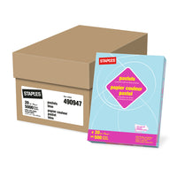 Staples - Papier à copies recyclé à 30 % - couleurs pastel - 8 1/2 po x 11 po - 5000 Feuilles-Pour imprimantes, copieurs et télécopieurs à papier ordinaire
