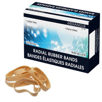 Merangue - Élastiques - 3-1/2 x 1/2 po - Boîte de 1/4 lb  - Paquet de 10-Élastiques économiques, idéal pour regrouper des documents, des articles et des colis