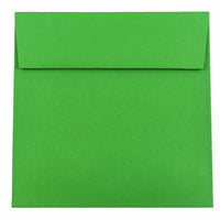 JAM Paper Enveloppes carrées avec fermeture gommée, 6 1/2 x 6 1/2 po, vert, 1000/paquet-Vert