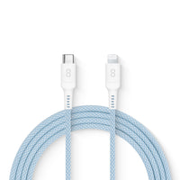 LOGiiX - Vibrance Connect USB-C vers Lightning - Bleu-Câble de charge coloré et ultra-durable de 1,5 m pour charger rapidement les appareils Apple
