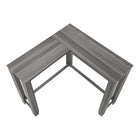 Monarch Specialties - 3658 Table D'Appoint Console De Coin 36 po L - Gris-9