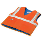 TechNiche HYPERKEWMC — Gilet de signalisation à refroidissement par évap. de l’eau homologué CSA cl.II , Ora. fluo, P/M-Veste à refroidissement par évaporation d’eau, tremper dans l’eau pendant 1 à 2 minutes pour profiter d’un soulagement rafraîchissant en tout confort