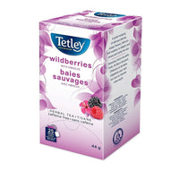 Tetley® Tea – Sachets de tisane aux baies sauvages, bte/75-Tisane (sans caféine)